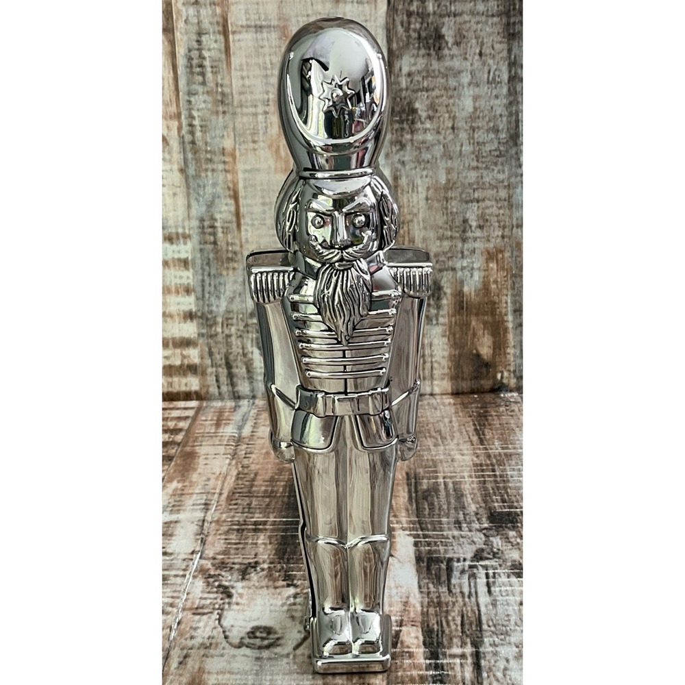 Godinger Silver Plated Toy Soldier Nutcracker Christmas Decoration 1993